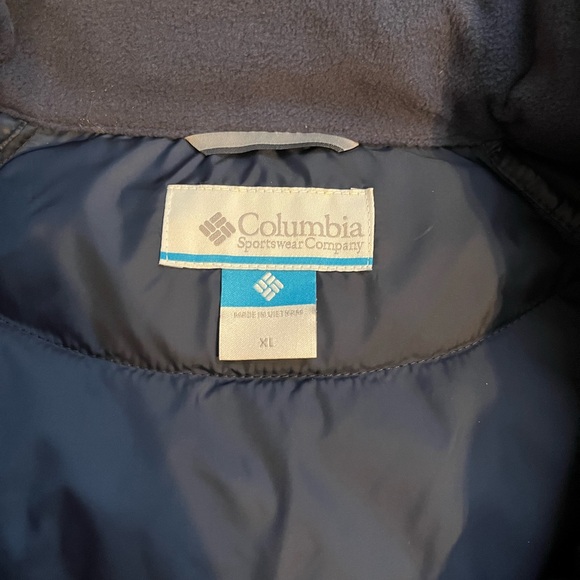 Columbia navy blue coat XL - Picture 2 of 5